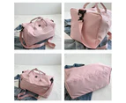 Sports Yoga Fitness Bag Dry And Wet Separation Swimming Bag Travel Storage Bag-Pink