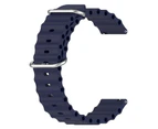 Gotofar Wristwatch Band Adjustable Detachable One-piece Silicone Smart Watch Band for GT Watch - 20mm Dark Blue