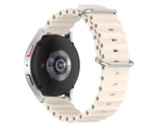 Gotofar Wristwatch Band Adjustable Detachable One-piece Silicone Smart Watch Band for GT Watch - 20mm Beige