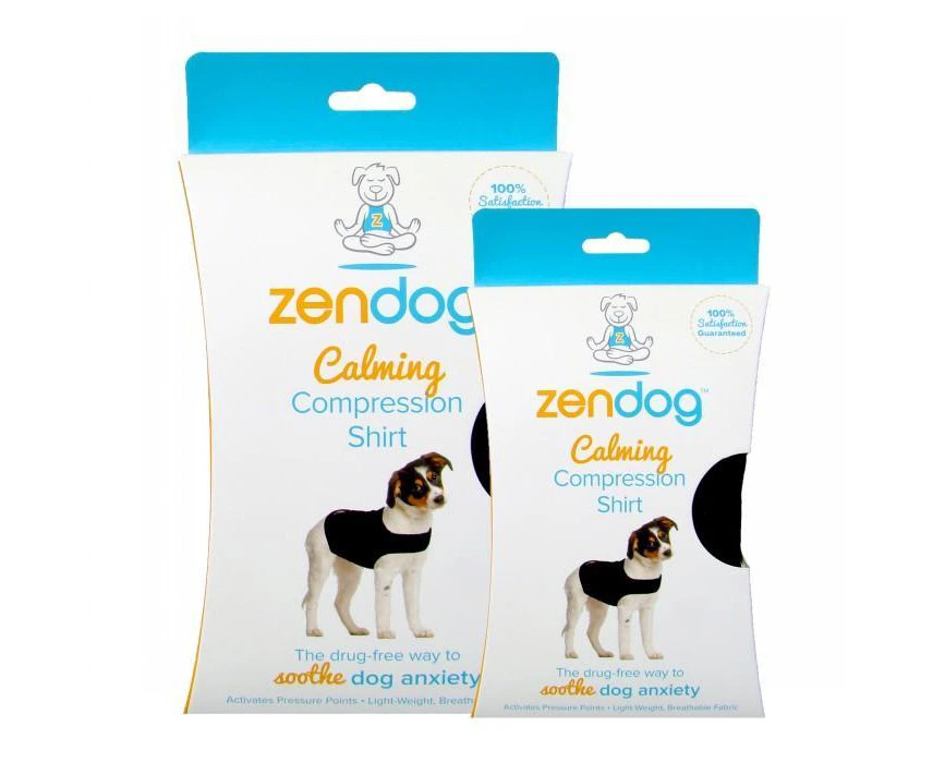 Zendog Small Calming Shirt for Dogs - Anxiety, Storm, Travel (Chest 38-58cm)