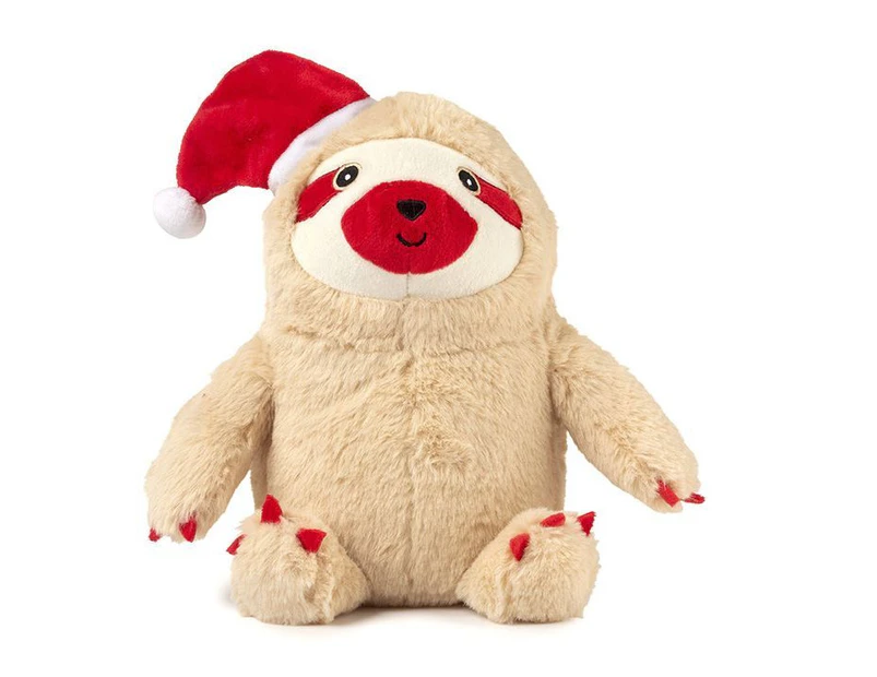Sloth Large Christmas Dog Squeaker Toy by FuzzYard