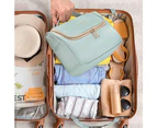 Makeup Bag Travel Cosmetic Bag Hand-Portable Toiletry Bag Organizer For Women-Mint Green