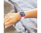 Gotofar Smart Watch Case Electroplating Ergonomic Design Anti Drop TPU Dustproof Watch Protective Shell Cover for Fitbit Versa4/Sense2 - Pink
