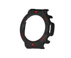 Gotofar Watch Protective Case Anti-scratch Shock-proof Comfortable PC Smart Watch Protective Shell for Huami Amazfit T-rex 2 - Red Black