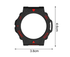 Gotofar Watch Protective Case Anti-scratch Shock-proof Comfortable PC Smart Watch Protective Shell for Huami Amazfit T-rex 2 - Red Black