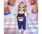 Girl Toy Doll Anime Cartoon Ball Jointed Doll Toy Small Soft Princess Dolls with Clothes for Kids Girl Birthday Gift- 23cm,I