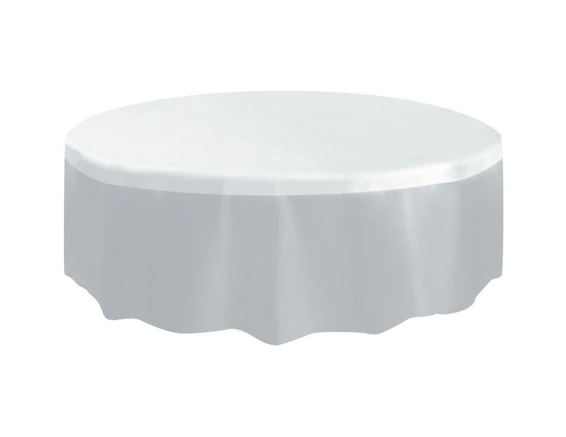 Clear Plastic Tablecover Round