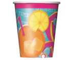 Pool Party Paper Cups 8 Pack 270ml