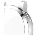 Gotofar Protective Case Soft TPU Plating Smart Watch Protection Frame Bumper Shell for Garmin Vivoactive 4/Vivoactive 4S/Venu 2/Venu 2S - 45mm Silver