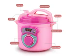 Vivid Fun Fake Rice Cooker Educational Interactive Mock Spray Electric Rice Cooker with Light Music for Girl- E