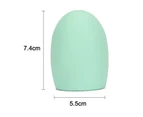 Makeup Brush Cleaner Mat Silicone Cosmetic Cleaning Pad Washing Scrubber Board Makeup Egg Washing Tool -green