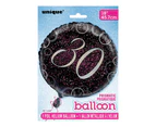 45cm Glitz Pink 30th Birthday Foil Balloon
