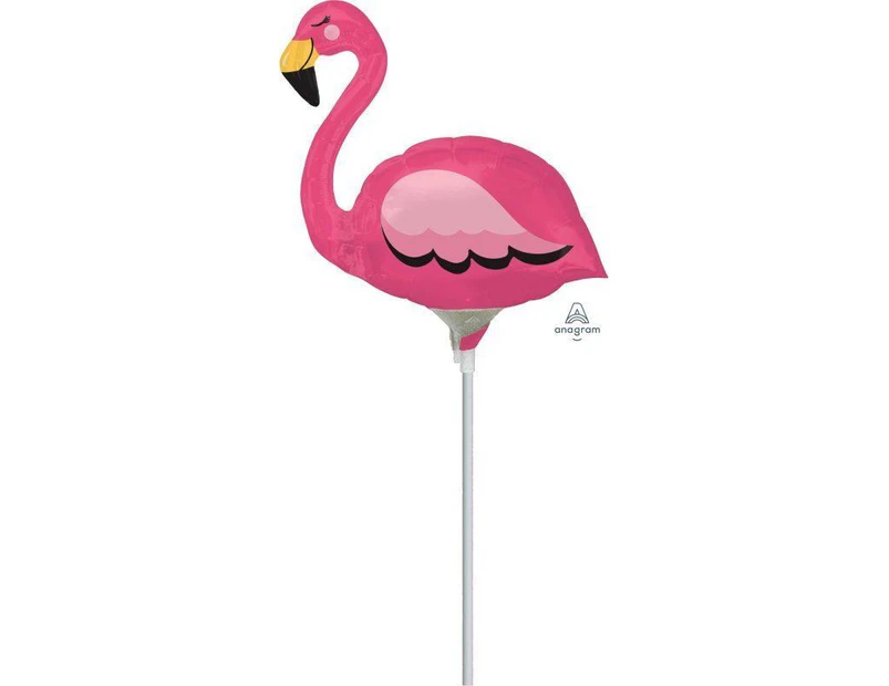 Mini Shape Flamingo Foil Balloon