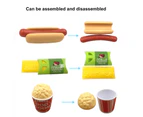 Kitchen Food Toys Intellectual Development Parent-child Communication Pretend Play Toys Play House Simulation Toys for Kids- C