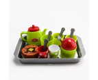 Mini Coffee Teapot Cup Set Kitchen Tableware Pretend Play Toy Children Gift-