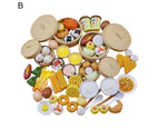 Role Play Food Game Realistic Interactive Bright Color Fruit And Vegetable Food Play House Simulation Toy for Girls - B
