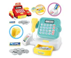 Electronic Children Pretend Play Simulation Supermarket Cash Register Game Toy- B