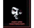 Vampire Beverage Napkins 2ply 24 Pack