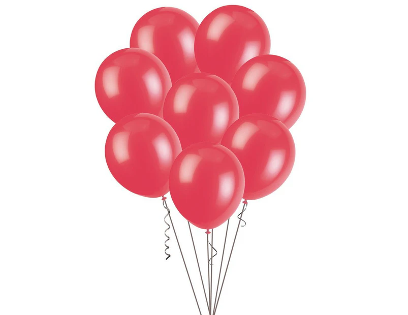 30cm Strawberry Red Decorator Balloons 100 Pack