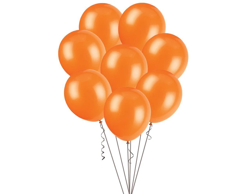 30cm Orange Decorator Balloons 100 Pack