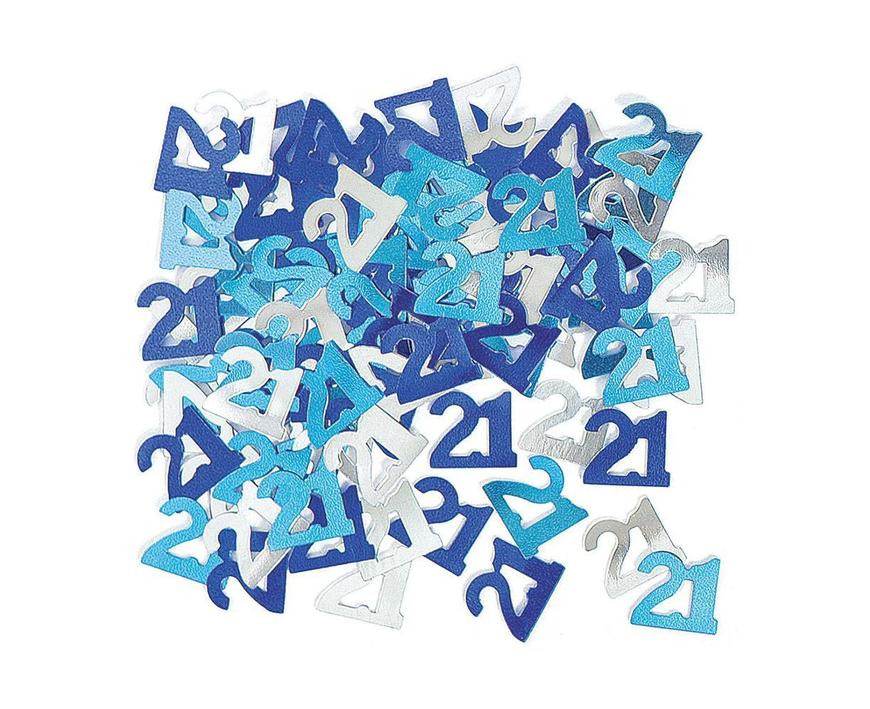 Glitz Blue 21 Confetti 14Grams (0.5Oz)