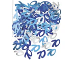 Glitz Blue 70 Confetti 14Grams (0.5Oz)