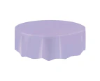 Lavender Plastic Tablecover Round