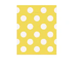 Dots 8 Loot Bags  - Yellow