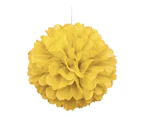 40cm Tissue Paper Puff Ball Yellow