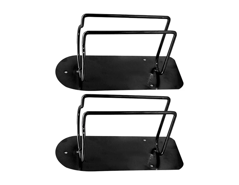 2 Pack Wall Mounted Hair Clipper Holder, Electric Hair Trimmer Storage Stand for Barber Tools