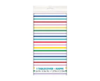 Primary Striped Printed Tablecover?a
