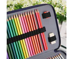 Colored Pencil Case-200-slot Pen Holder Pencil Case Large Capacity Pencil Storage Box with Handle with Convenient Colored Pencil Case