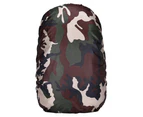 35/45L Outdoor Hiking Camping Waterproof Backpack Dust Rain Cover Protector-Luca Camouflage^-45L