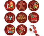 500PCS/roll Merry Christmas Label Stickers Red Christmas Stickers Package Sealing Labels For Seals Gift Package Decoration