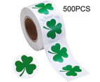 1 inch Clover Stickers Tags Saint Patrick's Day Shamrock Stickers for Home Decoration Daily Necessities Green Lucky Seal Labels