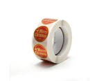 500PCS / Roll Gold Sticker Christmas Decoration Gift Xmas Label Sealing Stickers