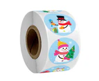 Christmas Sticker 19 Designs Pattern Cartoon Sticker for Kids Toys Christmas Gift Adhesive Labels