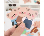 50Pcs/pack Cute Travel Bear Stickers Scrapbooking Decorative Sticker Korean DIY Diary Album Stick Label Kawaii Stationery