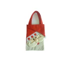 3Pcs Handmade Santa Hat Christmas Candy Bags Pouch Decoration Child Gift Bag Ornament