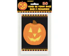 Pumpkin Glow Trick-Or-Treat Bags 50 Pack