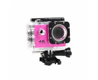 Bluebird Ultra High Clarity 4K 1080P WiFi 16 Mega Sports Action Camera Waterproof DVR Camcorder-Pink