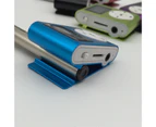 Bluebird Mini MP3 Player LCD Screen Support TF Card Metal Clip USB Sports Music Walkman for Running-Blue