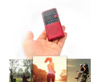 Bluebird L-328 FM Radio Multifunctional Rechargeable Portable USB TF MP3 Player Handheld Speaker for Outdoor-Red