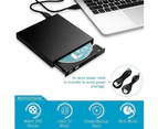 Bluebird USB 2.0 Slim Writer/Burner/Rewriter/CD ROM External DVD Drive for PC Laptop-Silver