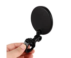 MTB Bike Bicycle Handlebar Mount Round Rearview Mirror Safety Cycling Equipment