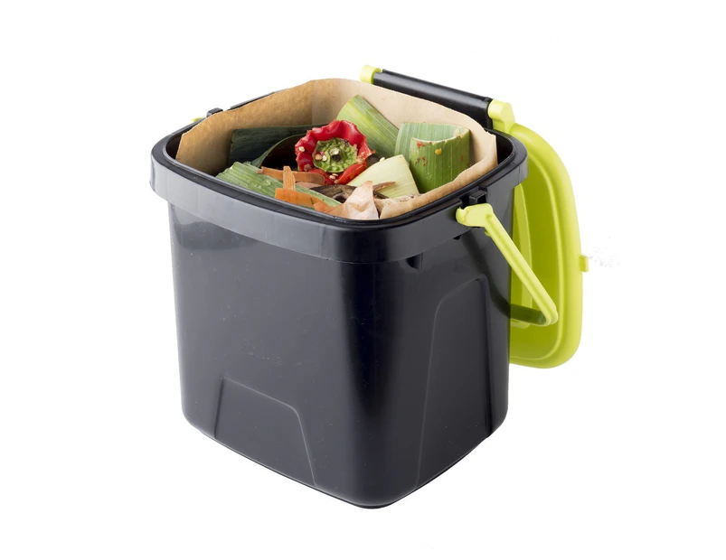 Maze 7lt Compost Caddy with paper Bags x 15