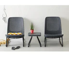 Keter Rio Patio Furniture Set - Graphite