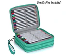 Zippered Pencil Case-Canvas  Handy Pencil Holders for for Watercolor Pencils,Colored Pencils, Pencils