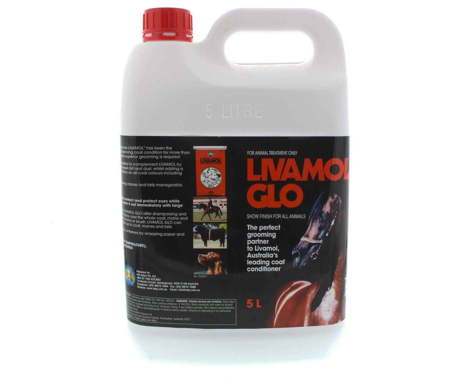 IAH Livamol Glo Animal Coat Conditioner 5L