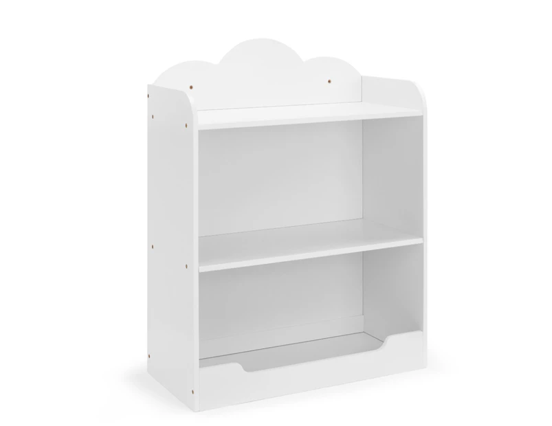 Kodu Cloud Kids Bookcase Bookshelf Open Shelving 3 Levels white